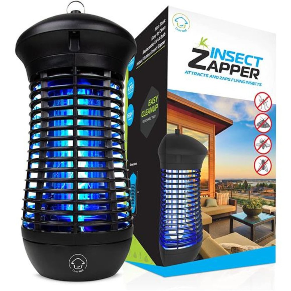 Bug Zapper Indoor Outdoor-4000V High Powered Electric Mosquito Zapper Home Patio